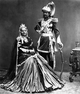 Maharaja van Nepal en zijn Vrouw